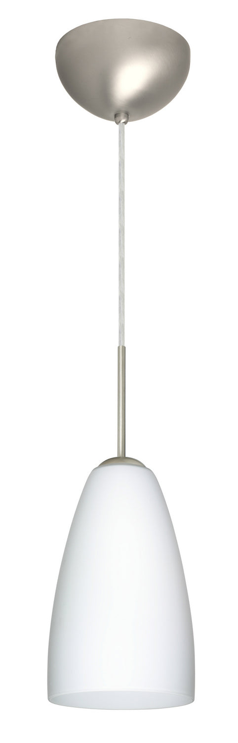 Besa - 1JC-151107-LED-SN - One Light Pendant - Riva - Satin Nickel