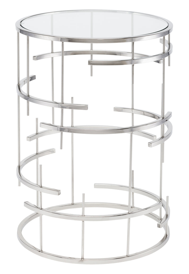 Nuevo - HGDE156 - Side Table - Tiffany - Silver