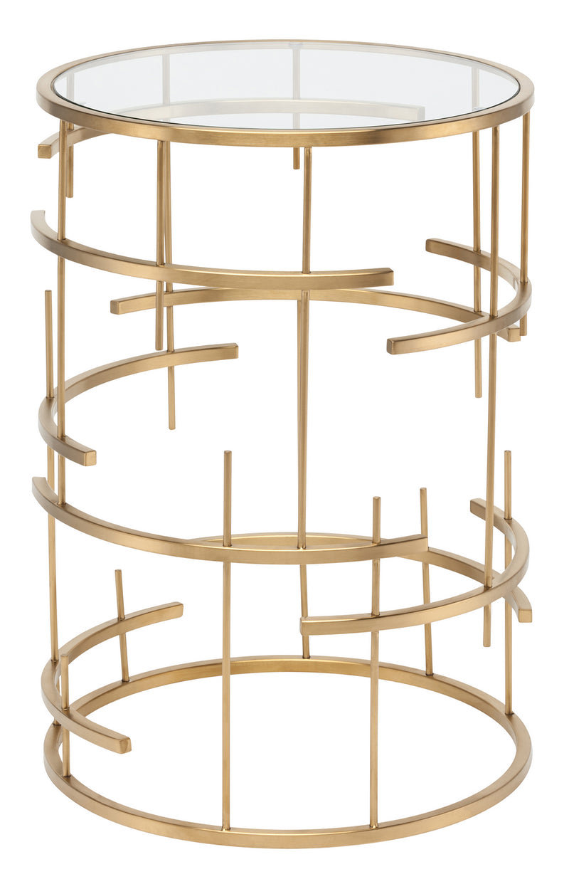 Nuevo - HGDE157 - Side Table - Tiffany - Gold