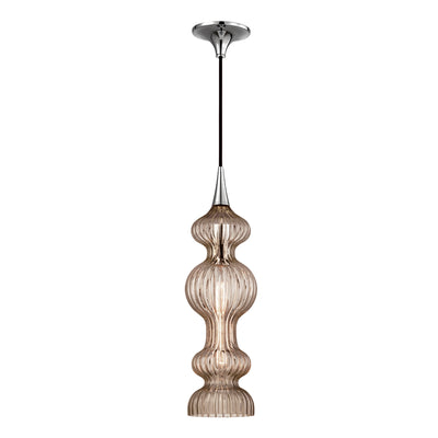 Hudson Valley - 1600-PN-BZ - One Light Pendant - Pomfret - Polished Nickel