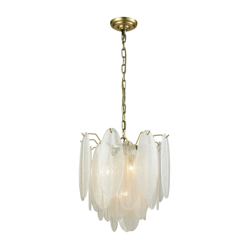 ELK Home - D3310 - Four Light Pendant - Hush - Frosted White