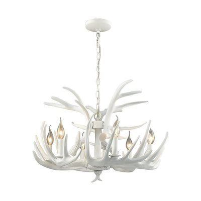 ELK Home - D3317 - Six Light Chandelier - Big Sky - Matte White