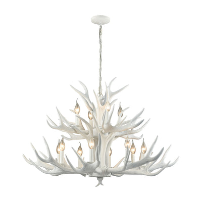 ELK Home - D3318 - 12 Light Chandelier - Big Sky - Matte White