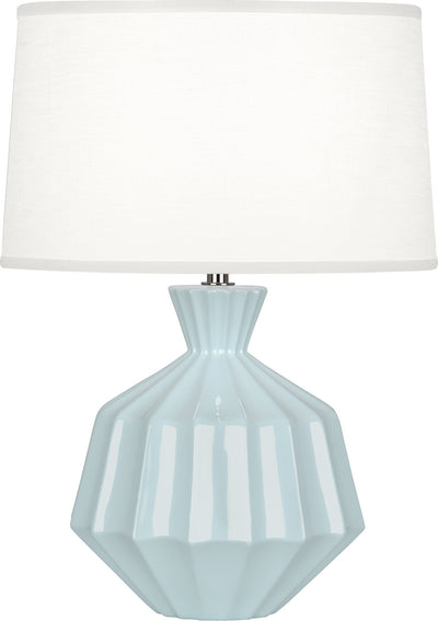 Robert Abbey - BB989 - One Light Accent Lamp - Orion - Baby Blue Glazed