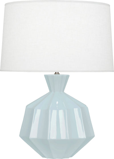 Robert Abbey - BB999 - One Light Table Lamp - Orion - Baby Blue Glazed