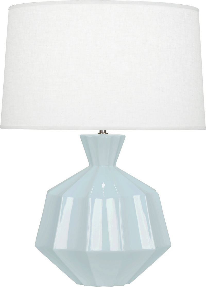 Robert Abbey - BB999 - One Light Table Lamp - Orion - Baby Blue Glazed