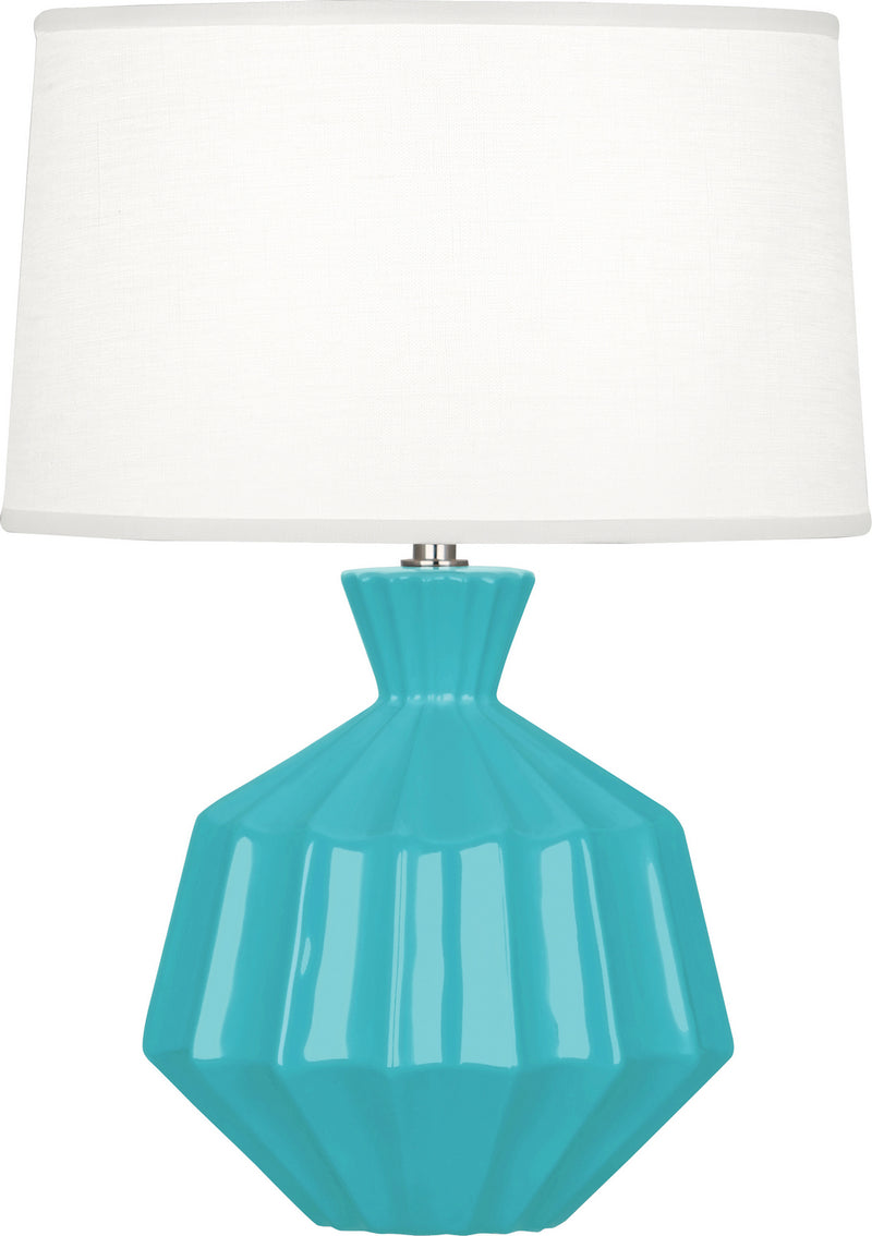 Robert Abbey - EB989 - One Light Accent Lamp - Orion - Egg Blue Glazed