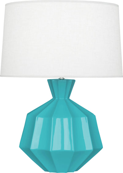 Robert Abbey - EB999 - One Light Table Lamp - Orion - Egg Blue Glazed