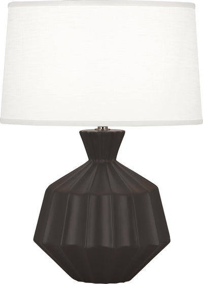 Robert Abbey - MCF18 - One Light Table Lamp - Orion - Matte Coffee Glazed