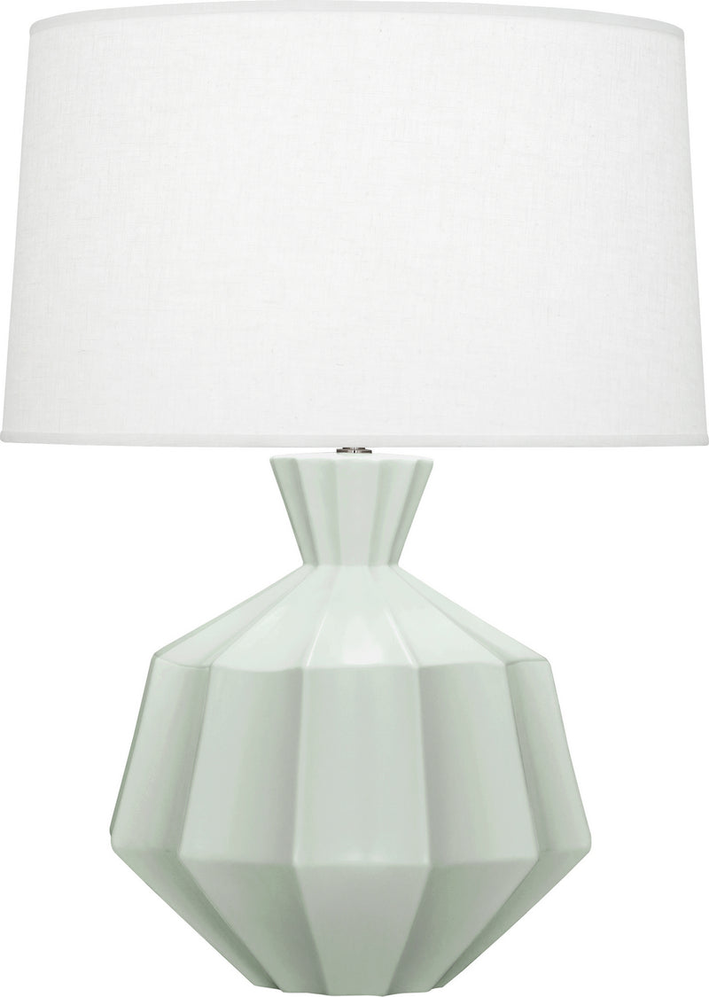 Robert Abbey - MCL17 - One Light Table Lamp - Orion - Matte Celadon Glazed