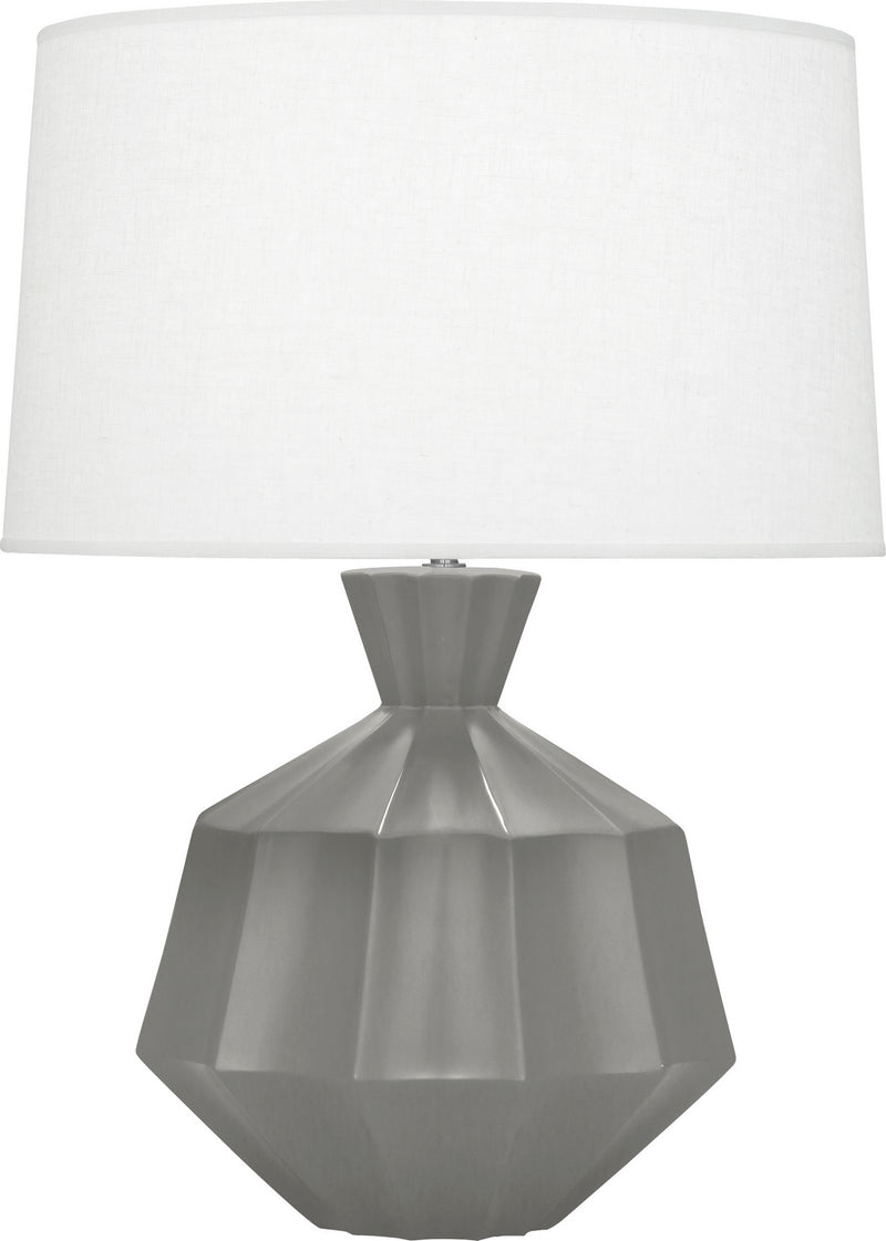 Robert Abbey - MST17 - One Light Table Lamp - Orion - Matte Smoky Taupe Glazed