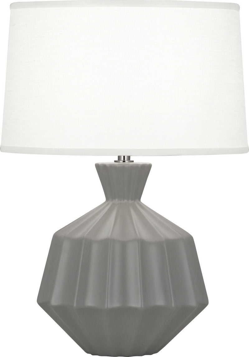 Robert Abbey - MST18 - One Light Table Lamp - Orion - Matte Smoky Taupe Glazed