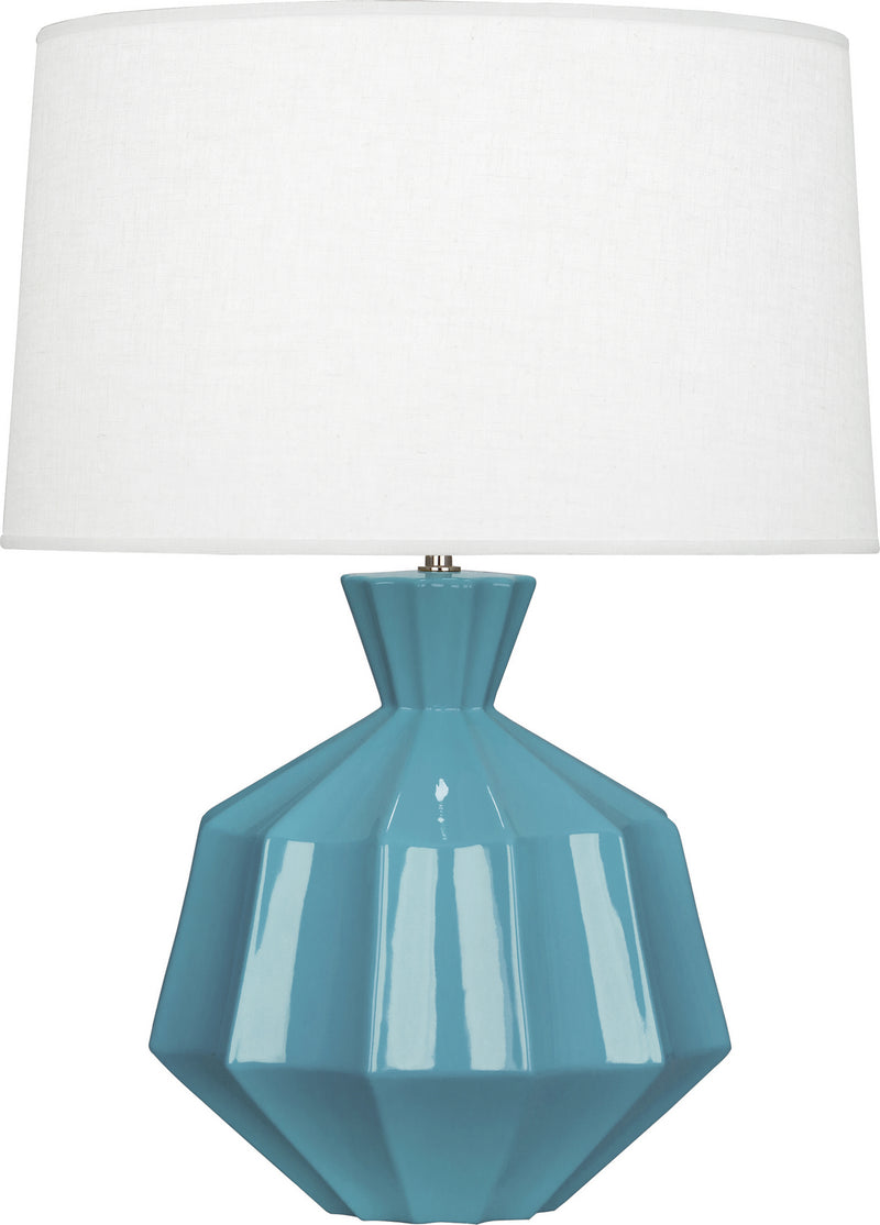 Robert Abbey - OB999 - One Light Table Lamp - Orion - Steel Blue Glazed