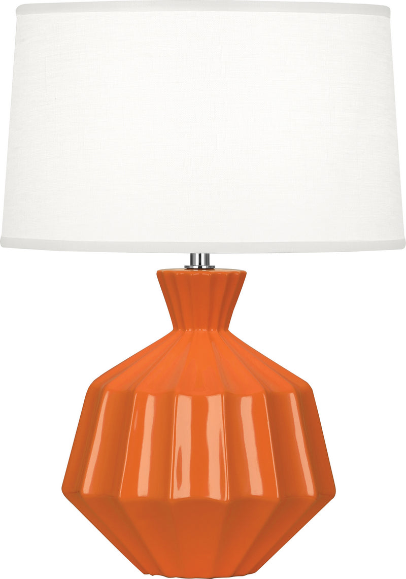 Robert Abbey - PM989 - One Light Accent Lamp - Orion - Pumpkin Glazed