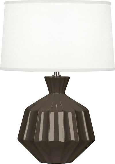 Robert Abbey - TE989 - One Light Accent Lamp - Orion - Brown Tea Glazed