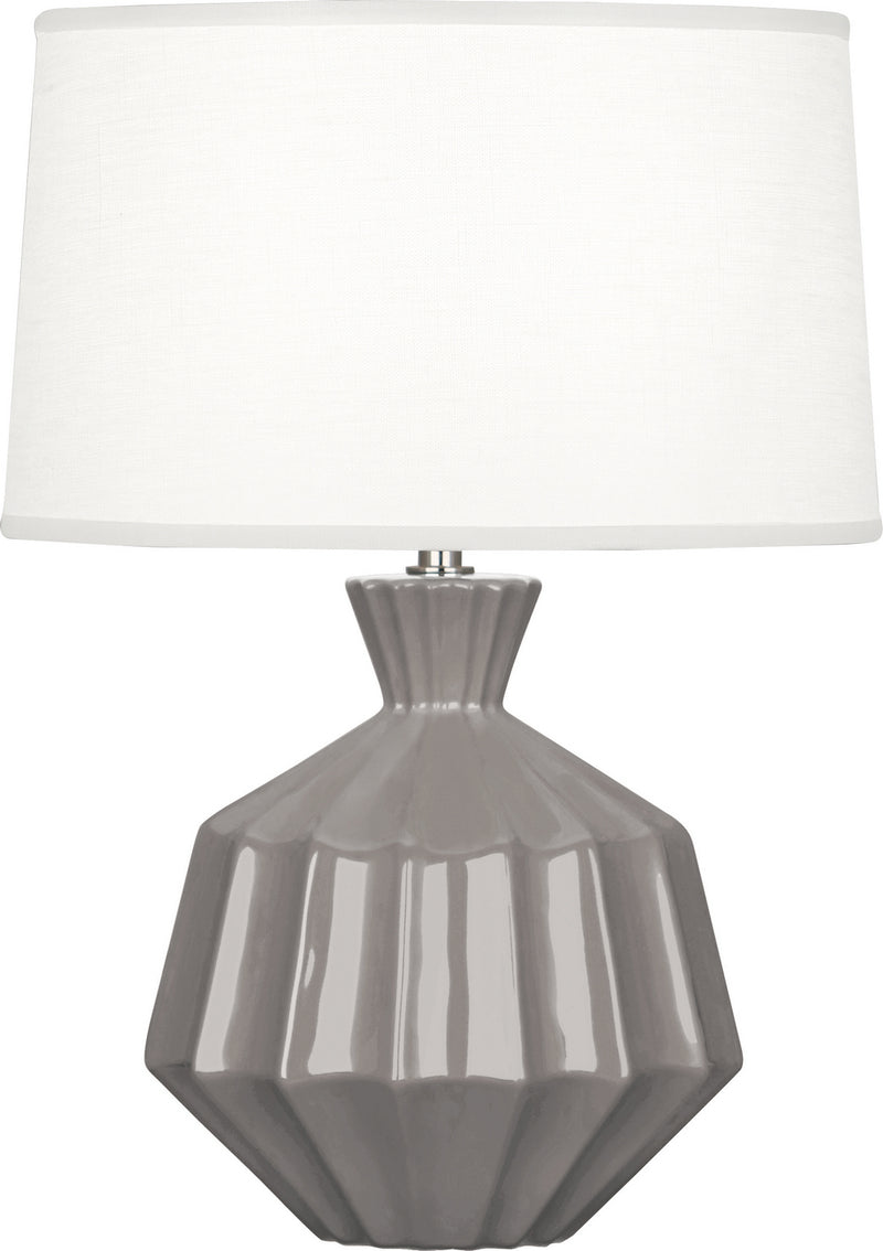 Robert Abbey - ST989 - One Light Accent Lamp - Orion - Smoky Taupe Glazed