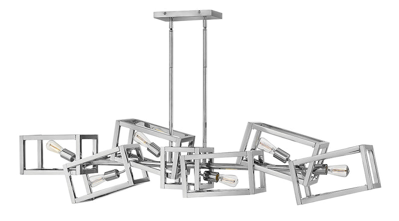 Fredrick Ramond - FR42446PNI - LED Linear Chandelier - Ensemble - Polished Nickel