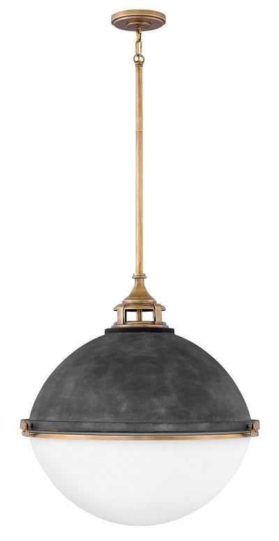 Hinkley - 4836DZ - LED Pendant - Fletcher - Aged Zinc