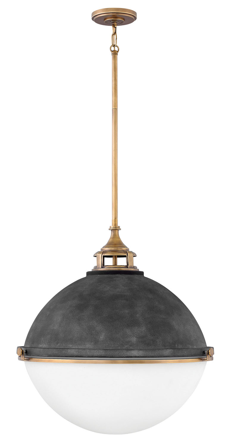 Hinkley - 4836DZ - LED Pendant - Fletcher - Aged Zinc