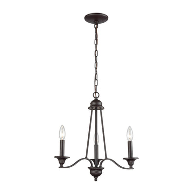 ELK Home - CN110321 - Three Light Chandelier - Farmington - Oil Rubbed Bronze