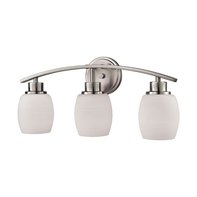 ELK Home - CN170312 - Three Light Vanity - Casual Mission - Brushed Nickel