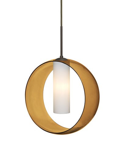 Besa - 1JC-PLATOAM-LED-BR - One Light Pendant - Plato - Bronze