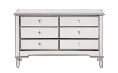 Elegant Lighting - MF6-1017S - Dresser - Contempo - Hand Rubbed Antique Silver