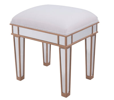 Elegant Lighting - MF6-1107G - Dressing Stool - Contempo - Hand Rubbed Antique Gold