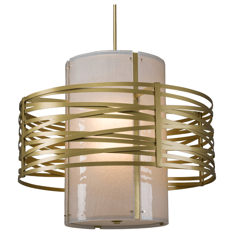 Hammerton Studio - CHB0013-2B-GB-FG-001-E2 - Eight Light Pendant - Tempest - Gilded Brass