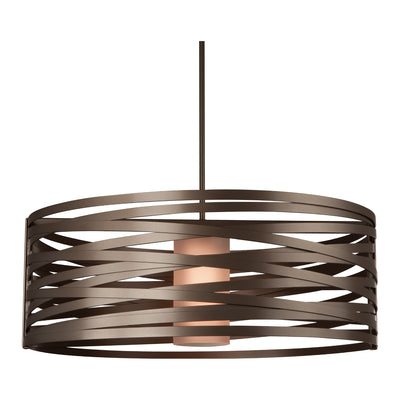 Hammerton Studio - CHB0013-30-FB-F-001-E2 - One Light Pendant - Tempest - Flat Bronze