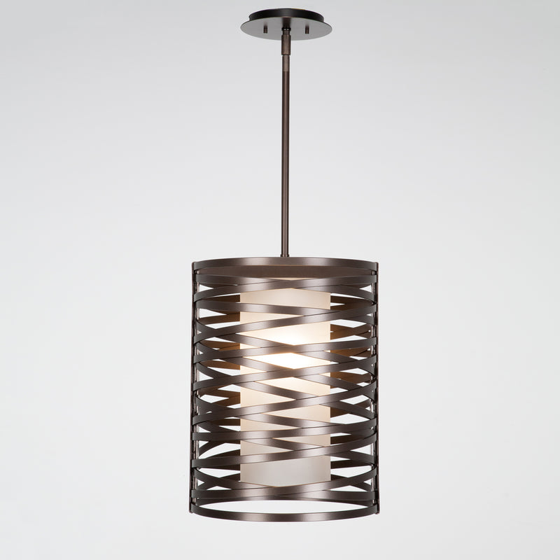 Hammerton Studio - LAB0013-16-FB-F-001-E2 - One Light Pendant - Tempest - Flat Bronze