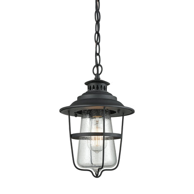 ELK Home - 45121/1 - One Light Outdoor Pendant - San Mateo - Textured Matte Black