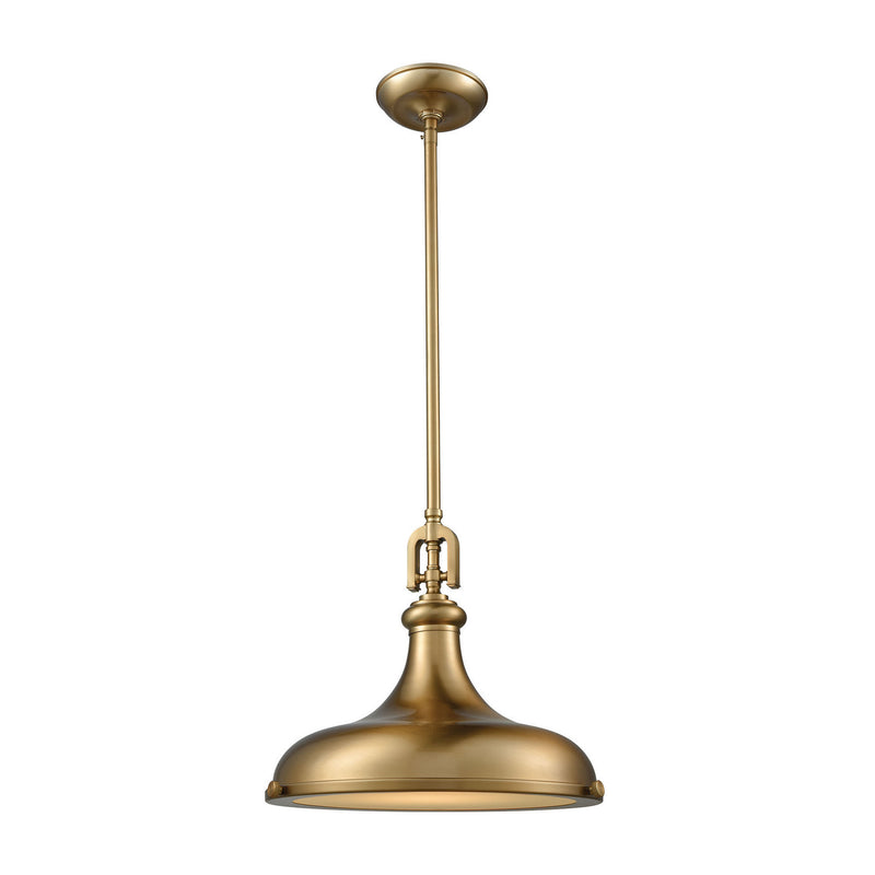 ELK Home - 57071/1 - One Light Pendant - Rutherford - Satin Brass