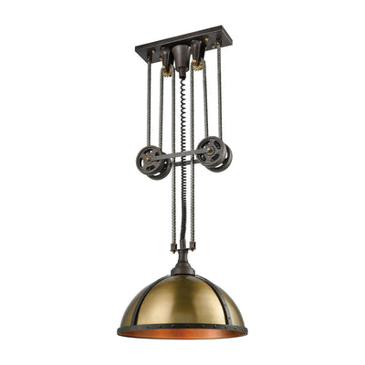 ELK Home - 65153/3 - Three Light Pendant - Torque - Vintage Rust