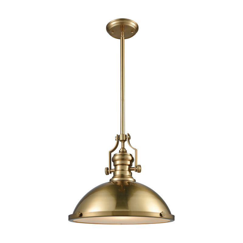 ELK Home - 66598-1 - One Light Pendant - Chadwick - Satin Brass