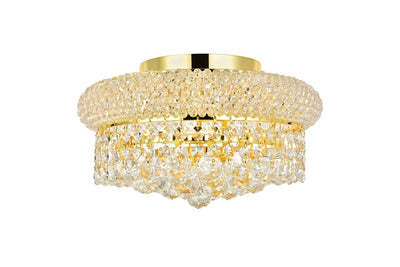 Elegant Lighting - V1800F12G/RC - Four Light Flush Mount - Primo - Gold