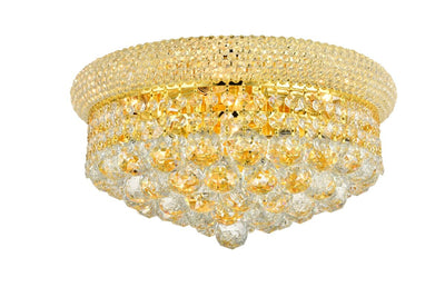 Elegant Lighting - V1800F16G/RC - Eight Light Flush Mount - Primo - Gold