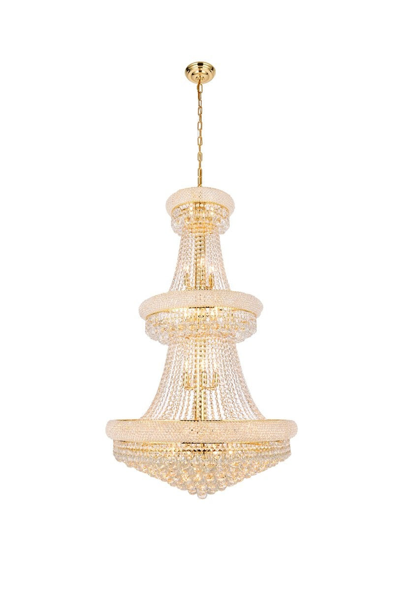 Elegant Lighting - V1800G30G/RC - 32 Light Chandelier - Primo - Gold