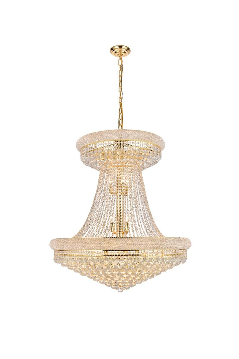 Elegant Lighting - V1800G36SG/RC - 28 Light Chandelier - Primo - Gold