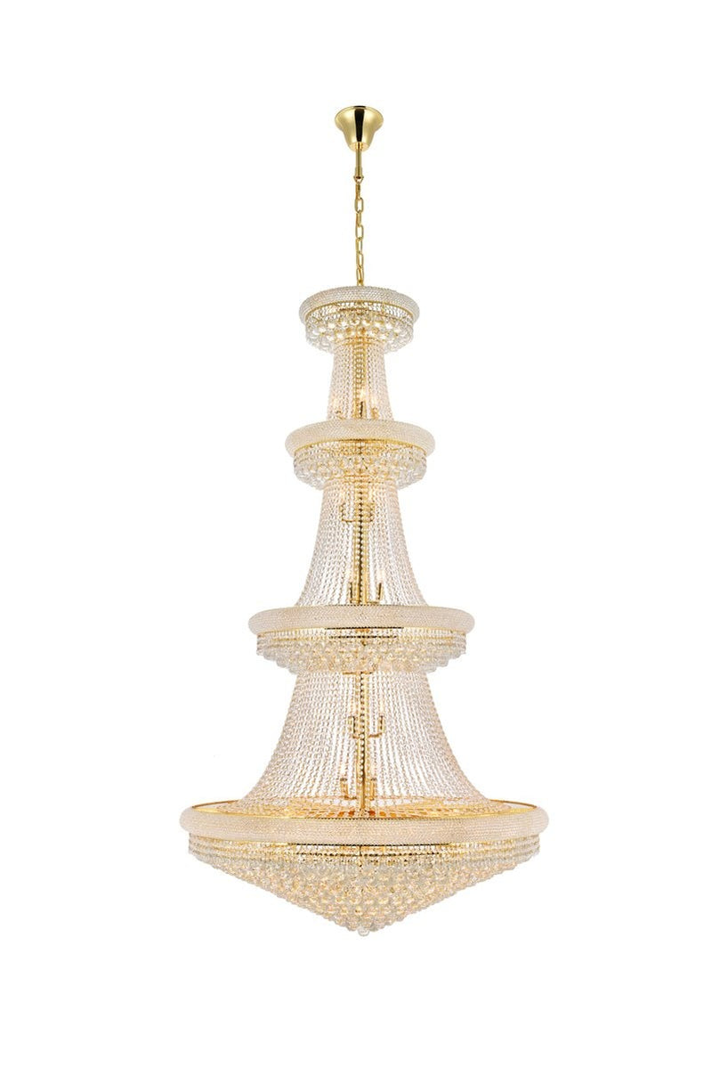 Elegant Lighting - V1800G48G/RC - 42 Light Chandelier - Primo - Gold