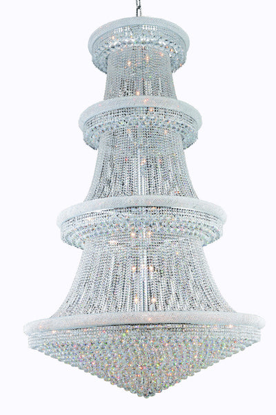 Elegant Lighting - V1800G62C/RC - 56 Light Chandelier - Primo - Chrome