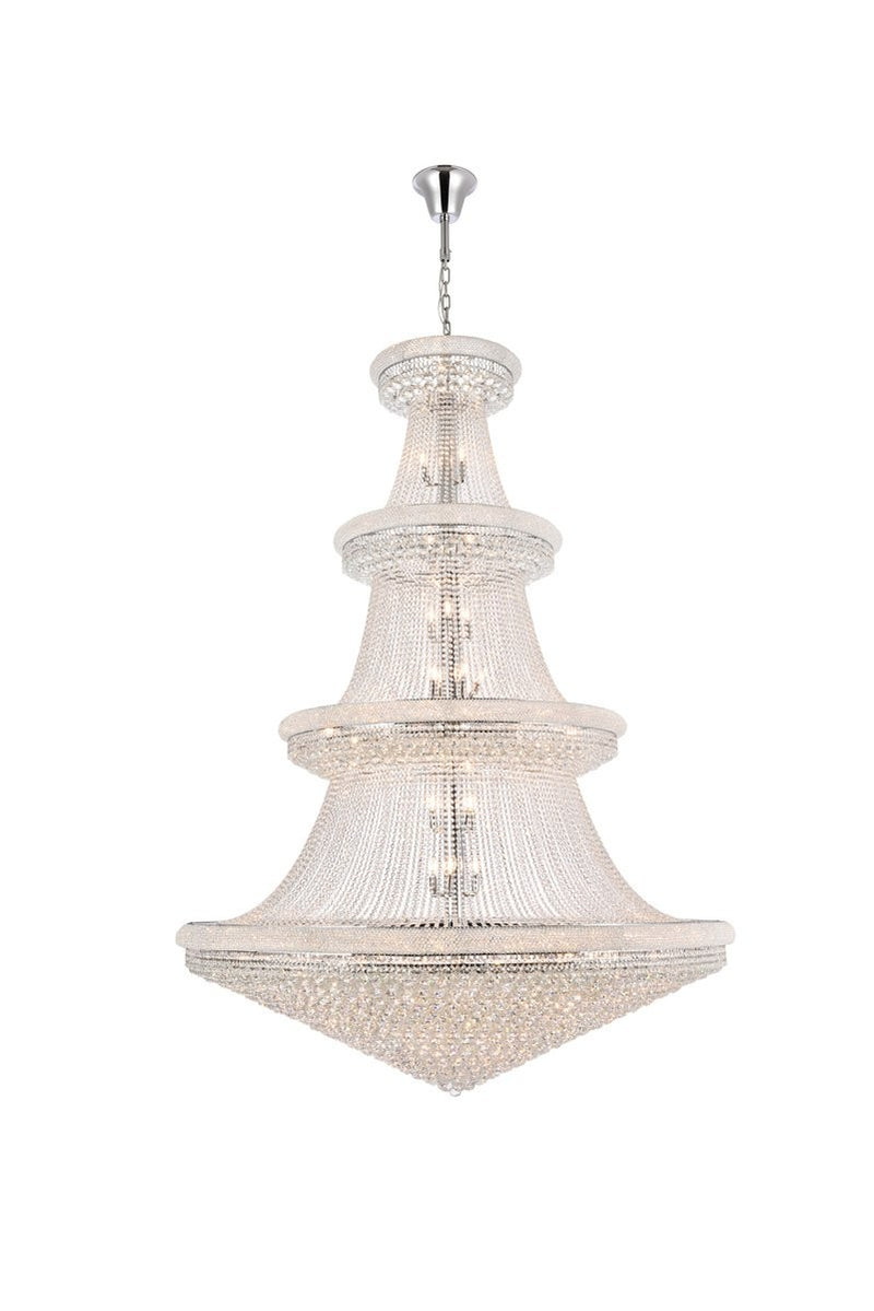 Elegant Lighting - V1800G72C/RC - 66 Light Chandelier - Primo - Chrome