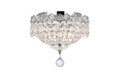 Elegant Lighting - V1900F10C/RC - Three Light Flush Mount - Century - Chrome