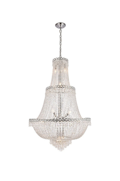 Elegant Lighting - V1900G30C/RC - 17 Light Chandelier - Century - Chrome