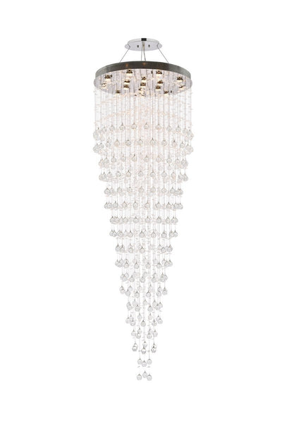 Elegant Lighting - V2006G32C/RC - 16 Light Chandelier - Galaxy - Chrome