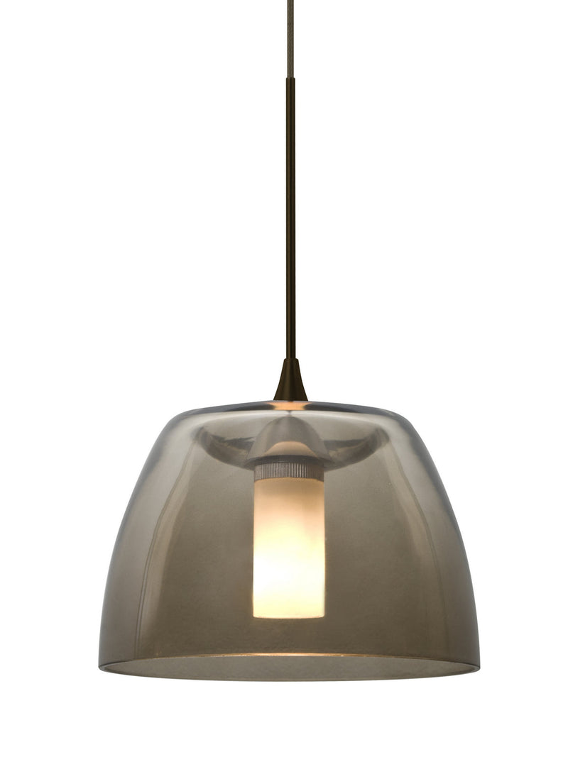 Besa - 1XT-SPURSM-LED-BR - One Light Pendant - Spur - Bronze