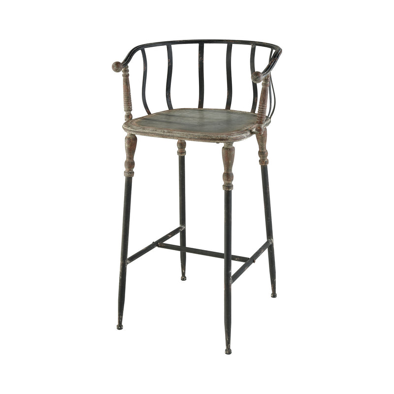 ELK Home - 351-10514 - Bar Stool - Yonkers - Galvanized