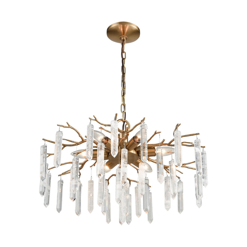 ELK Home - D3780 - Six Light Chandelier - Kvist - Natural