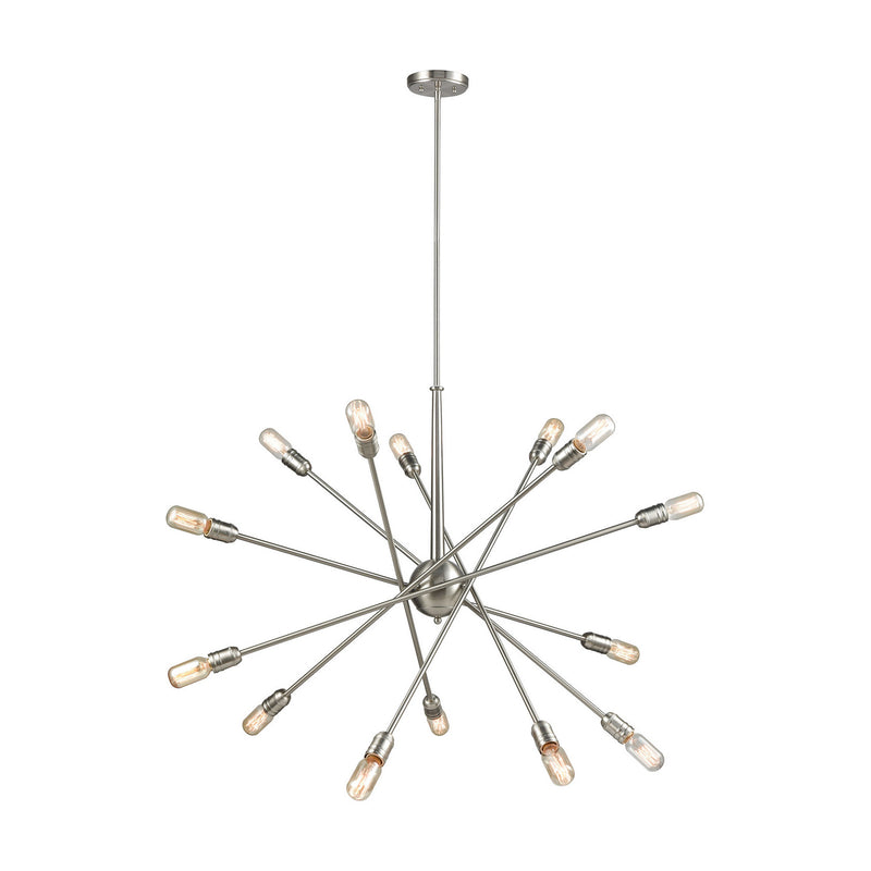 ELK Home - 46262/14 - 14 Light Chandelier - Delphine - Satin Nickel