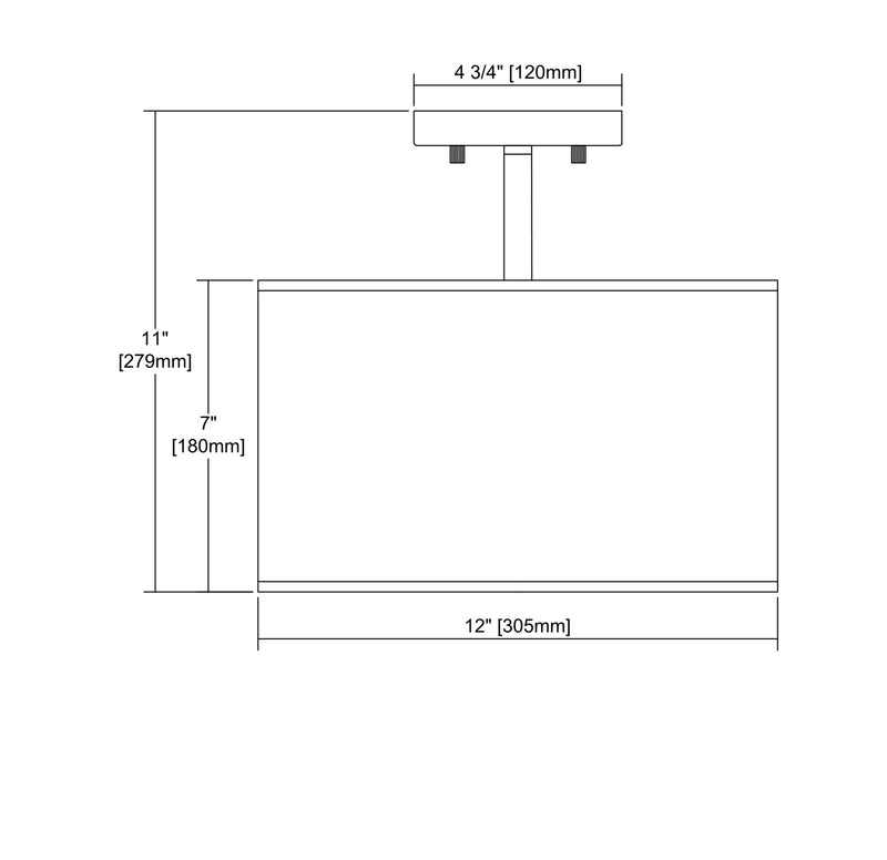 Ashland Semi Flush Mount